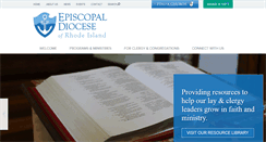Desktop Screenshot of episcopalri.org